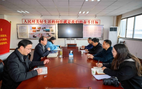 推动党建提质增效，城南街路党工委书记 胡卫东带队莅临我公司调研领导党建工作